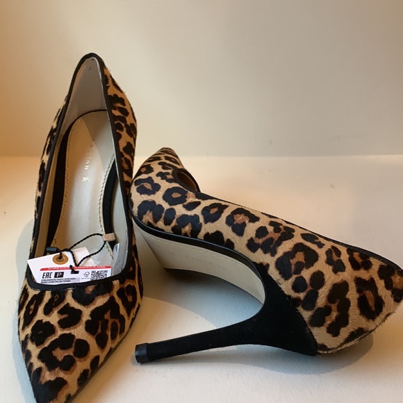 Zara | Shoes | Zara Leather Animal Print High Heels | Poshmark